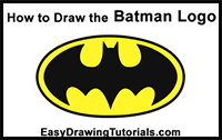 How to Draw the Batman Logo