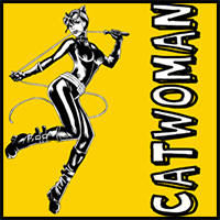 How to draw Catwoman. with easy step by step drawing tutorial