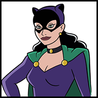 Learn How to Draw Catwoman from Batman: Caped Crusader