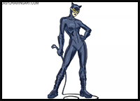 How to Draw Catwoman