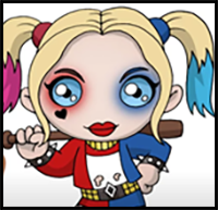 How to Draw Harley Quinn | Suicide Squad