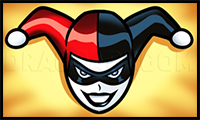 How to Draw Harley Quinn Easy