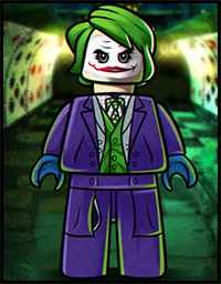 How to Draw LEGO Joker