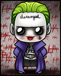 How to Draw Kawaii Suicide Squad Joker