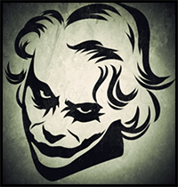 How to Draw Tribal Joker