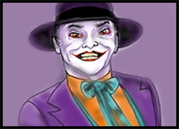 How to Draw Joker from Batman