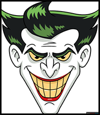 How to Draw the Joker's Face