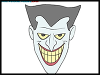 How to Draw The Joker Face