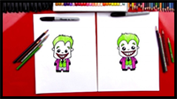 How to Draw Cartoon Joker