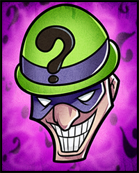 How to Draw the Riddler Easy