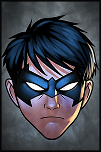 How to Draw Nightwing Easy