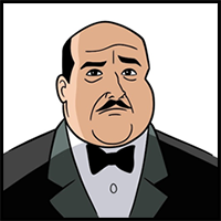 How to Draw Alfred Pennyworth from Batman: Caped Crusader