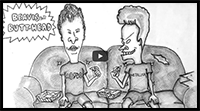 Beavis and Butt-Head | Drawing | How to Draw | Cartoon
