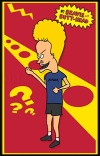 How to Draw Beavis from Beavis and Butt-Head