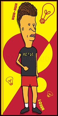 How to Draw Butt-Head from Beavis and Butt-Head