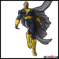 How to Draw Black Adam