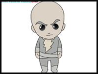 How to Draw Black Adam