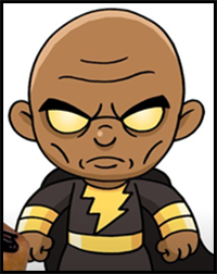 How to Draw Black Adam | Step by Step Tutorial