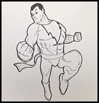 How to Draw Black Adam