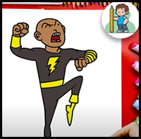 How to Draw Black Adam