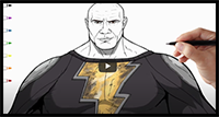 How to Draw Black Adam
