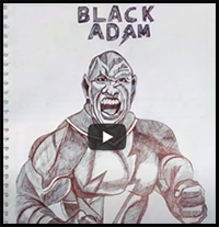 How to Draw Black Adam