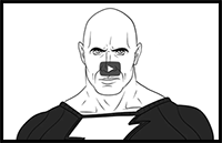 How to Draw Black Adam