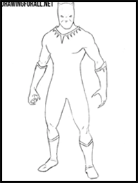 How to Draw Black Panther