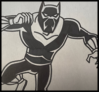 How to Draw Black Panther from the Marvel Universe