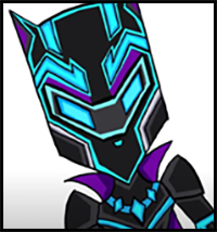 Learn How to Draw Black Panther | Step by Step for Beginners