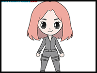 How to Draw Black Widow