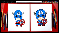 How to Draw Captain America