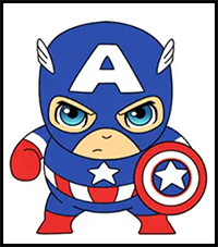 How to Draw Captain America (Mini)