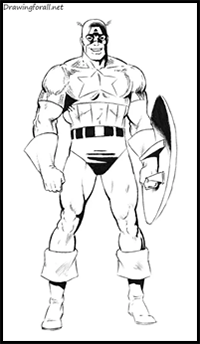 How to Draw Captain America