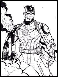 Learn How to Draw Captain America With Marvel Studios’ Ryan Meinerding