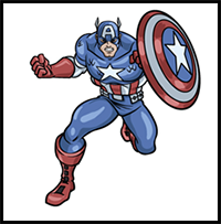 How to Draw Captain America – A Step by Step Guide