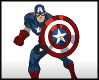 How to Draw Captain America