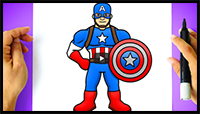 How to Draw Captain America