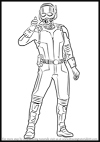 How to Draw Captain America: Civil War Step by Step