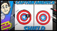 How to Draw Captain America SHIELD