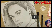 The Marvels 2023 / How to Draw Captain Marvel from The Marvels 2023 / Drawing Brie Larson