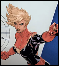 You Can Draw the Captain Marvel Icon! | Marvel Draw!