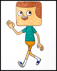 How to Draw Jeff from Clarence Step by Step