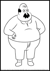 How to Draw Mr. Reese from Clarence