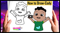 How to Draw Cody from Cocomelon | How to Draw Cocomelon Characters Easy Step by Step