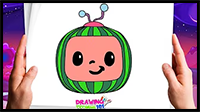 How to Draw Cocomelon Logo