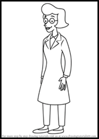 How to Draw Professor Wiseman from Curious George