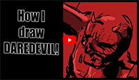 How I Draw Daredevil!