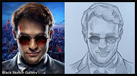 How to Draw Matt Murdock | Daredevil