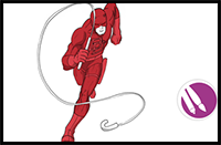 How to Draw Daredevil (Romita) | Step by Step | Marvel